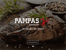 Tablet Screenshot of pampas.com.my