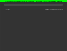 Tablet Screenshot of pampas.com